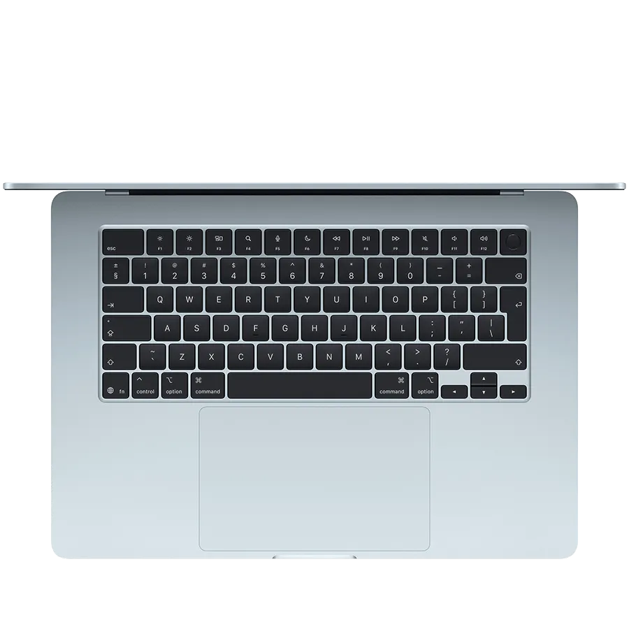 15-inch MacBook Air: Apple M5 chip with 10-core CPU and 10-core GPU, 16GB, 512GB SSD - Sky Blue,Model A3448 — фото 2