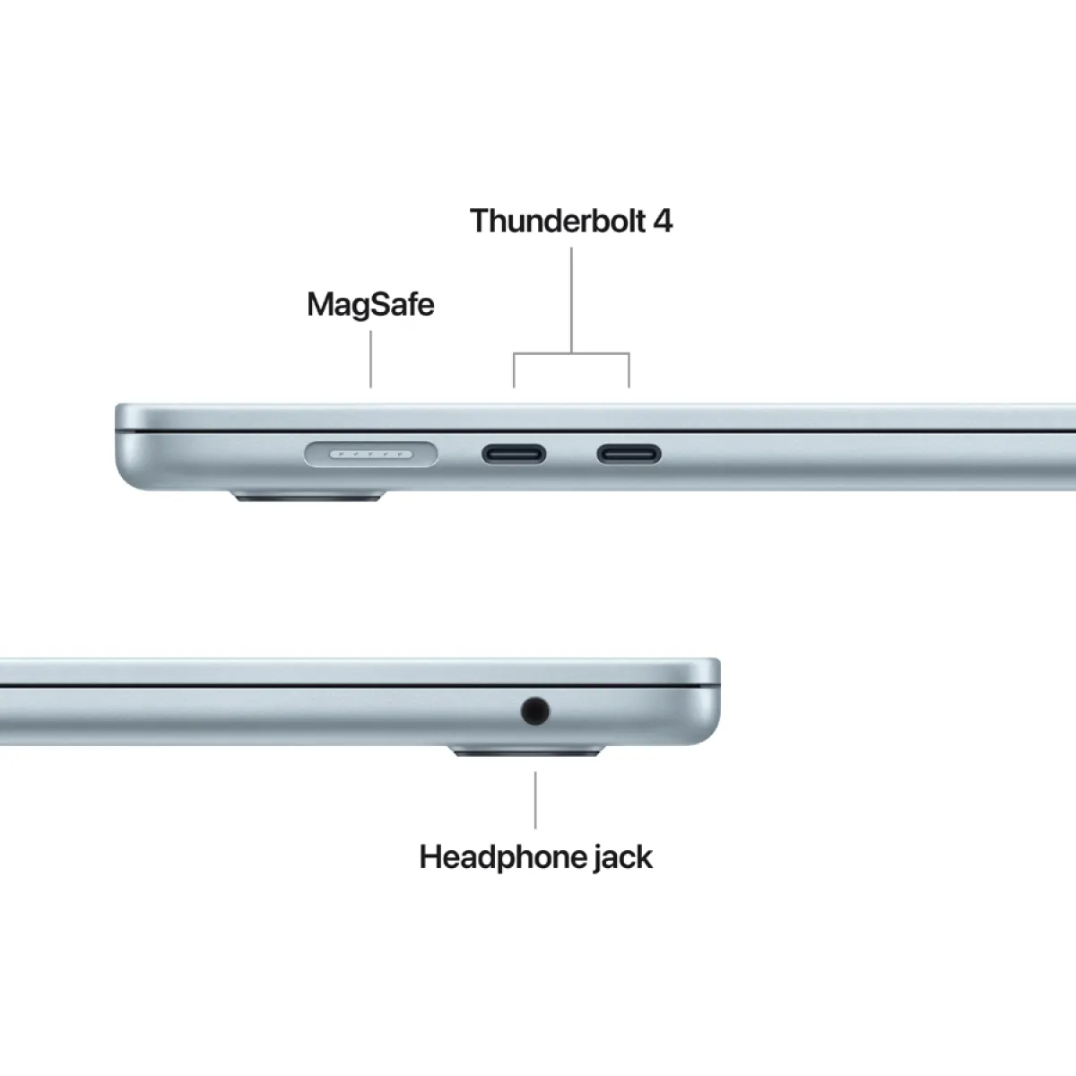 15-inch MacBook Air: Apple M5 chip with 10-core CPU and 10-core GPU, 16GB, 512GB SSD - Sky Blue,Model A3448 — фото 12