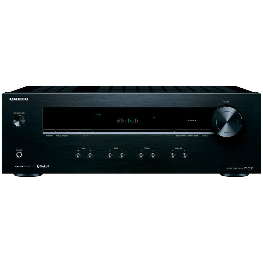 Onkyo TX-8220 Stereo Receiver, Black