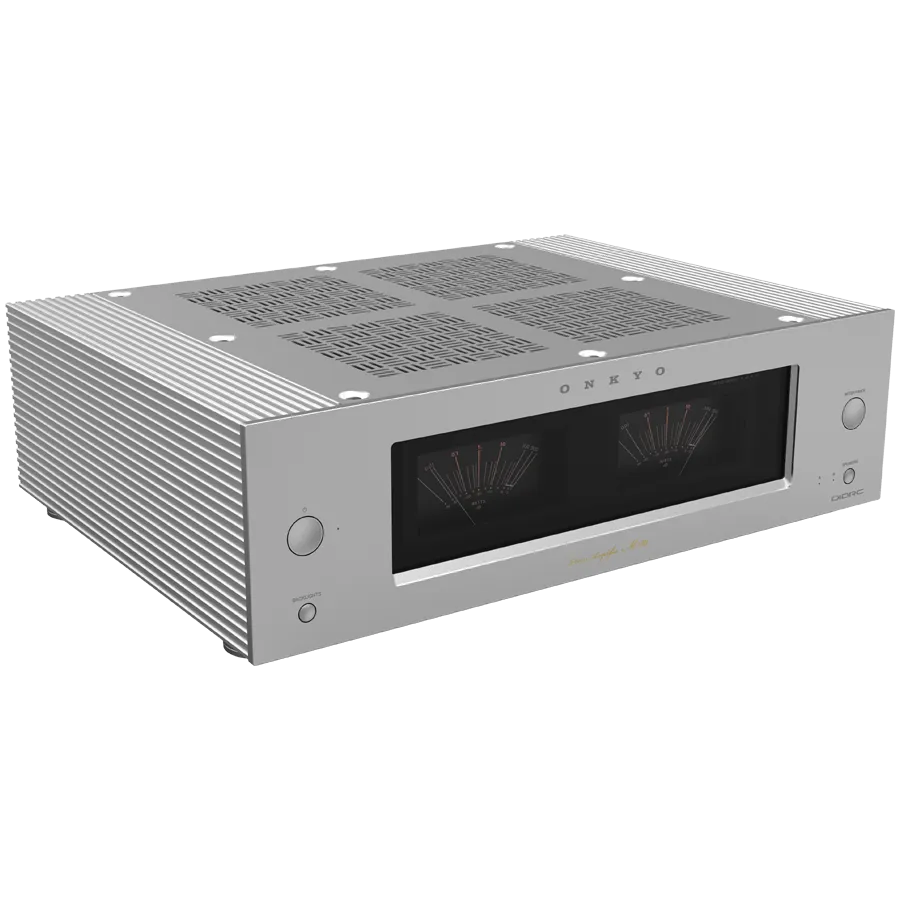 Onkyo Icon Series M-80 Stereo Power Amplifier, Silver — фото 2