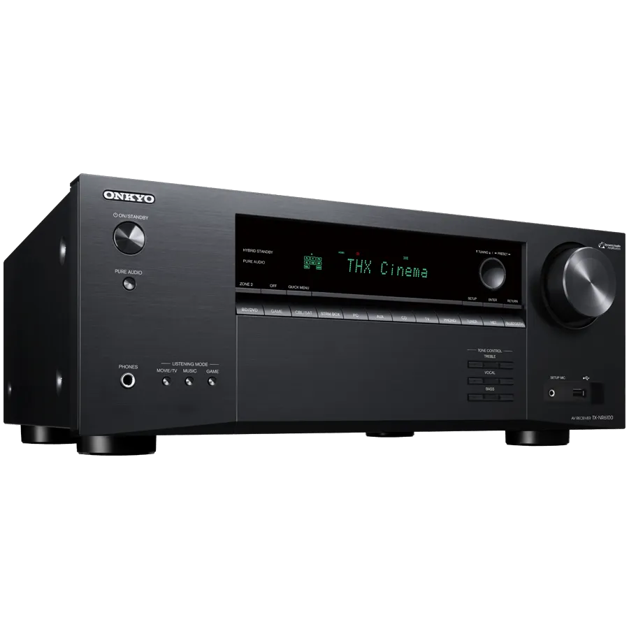 Onkyo TX-NR6100 7.2-Channel THX Certified AV Receiver,Black — фото 2