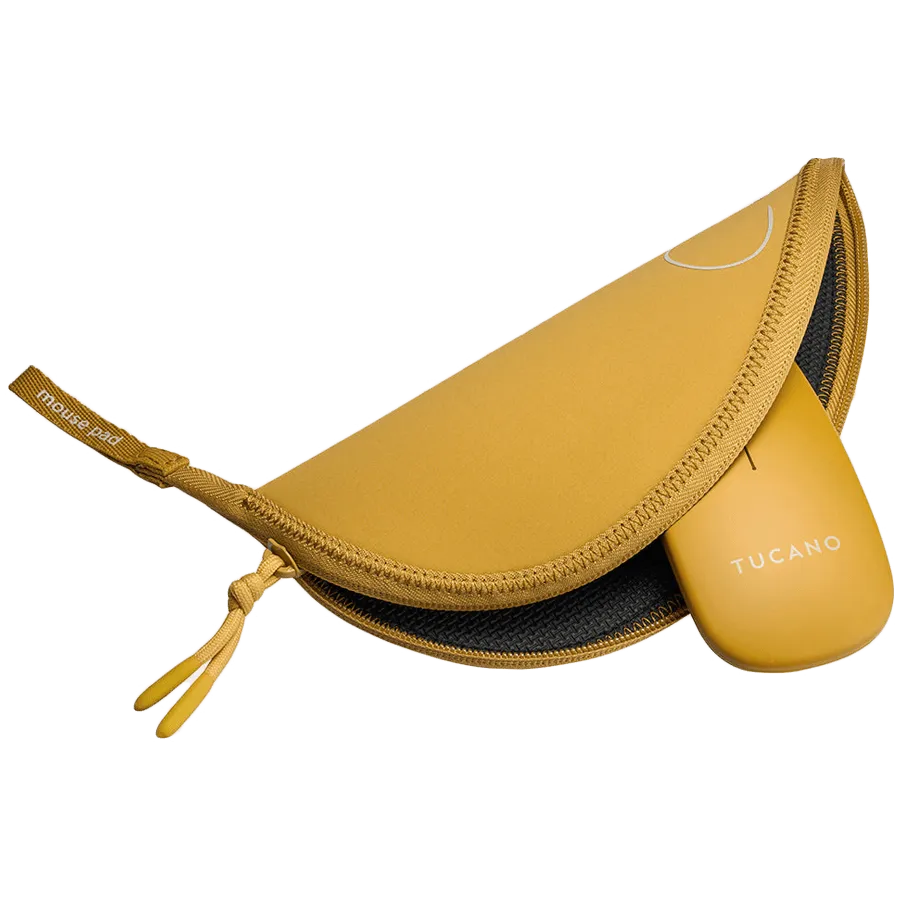 TOPO MOUSE PAD + WIRELESS MOUSE YELLOW — фото 2