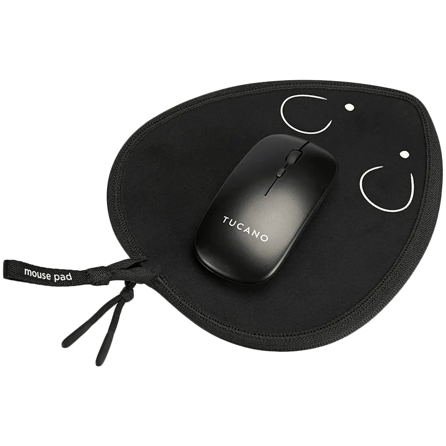 TOPO MOUSE PAD + WIRELESS MOUSE BLACK