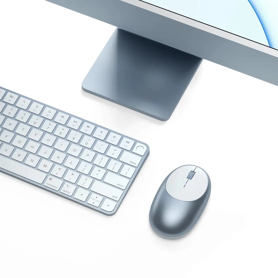 SATECHI M1 Bluetooth Wireless Mouse - Blue — фото 4