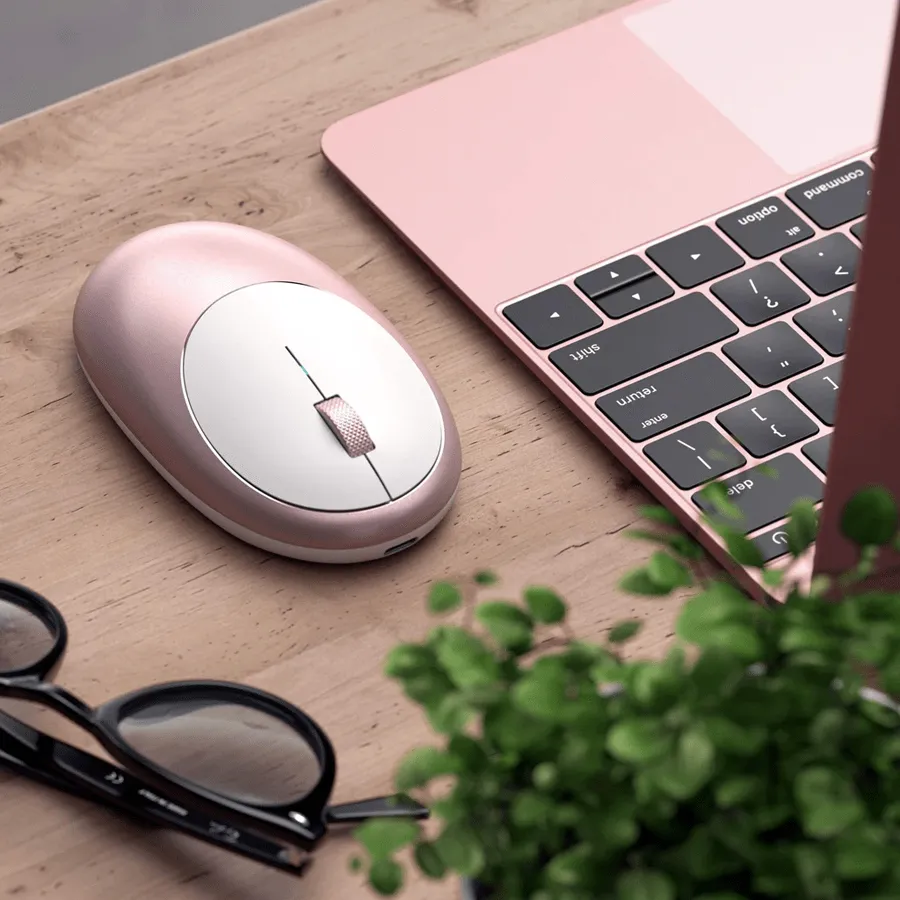 SATECHI M1 Bluetooth Wireless Mouse - Rose Gold — фото 5