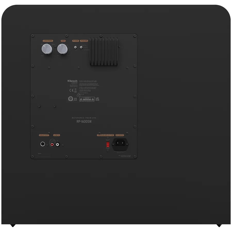 Klipsch Reference Premiere RP-1600SW 16-Inch Subwoofer, Black — фото 3
