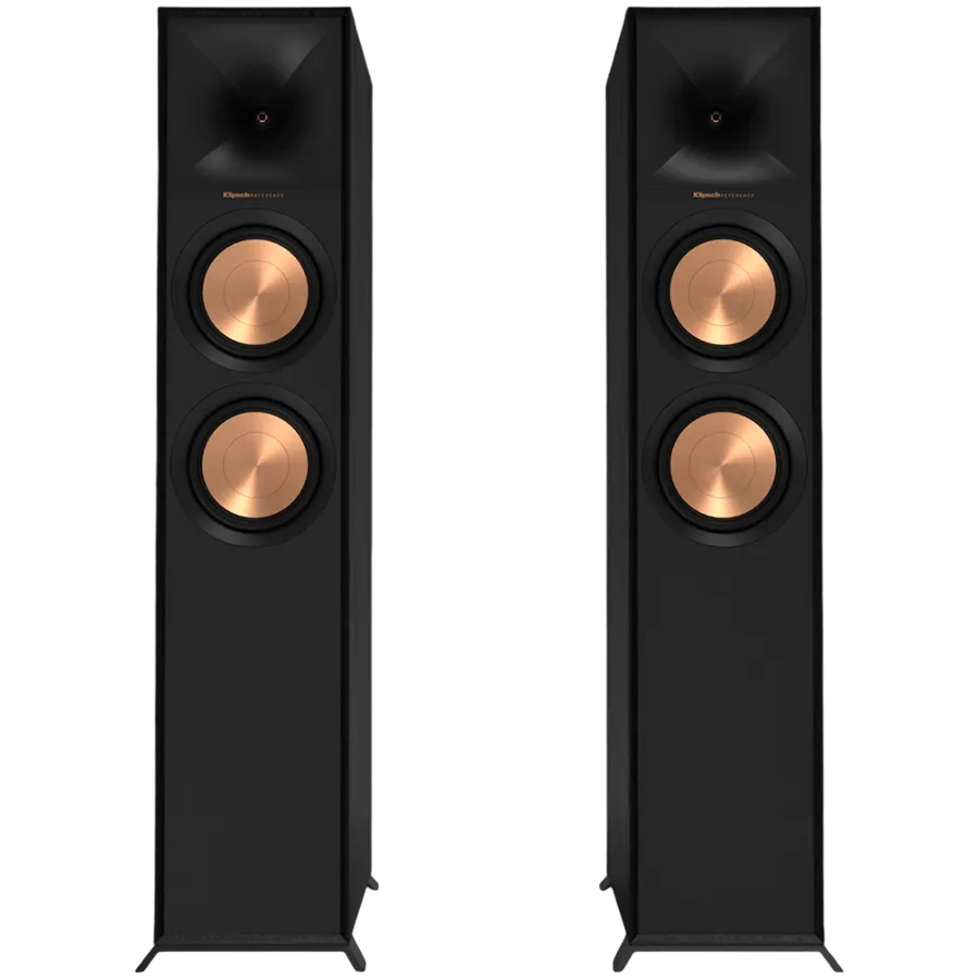 Klipsch Reference R-605FA Floorstanding Speaker with Dolby Atmos, Black, Single