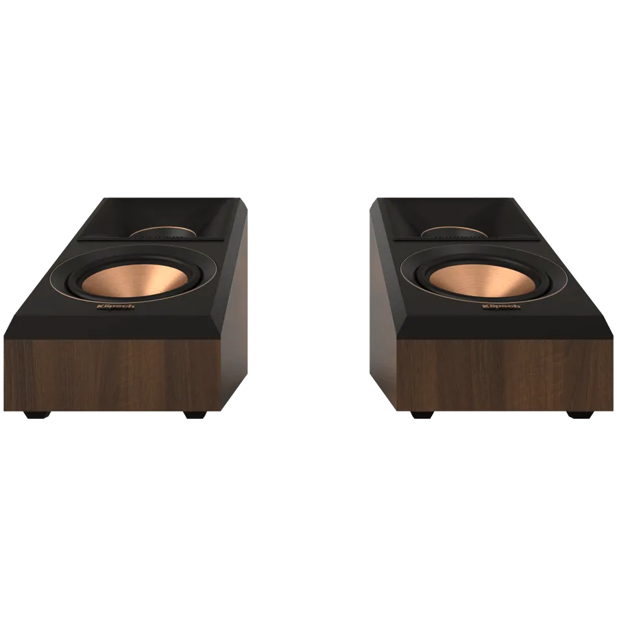 Klipsch Reference Premiere RP-500SA II Dolby Atmos Surround Sound Speakers, Walnut, Pair