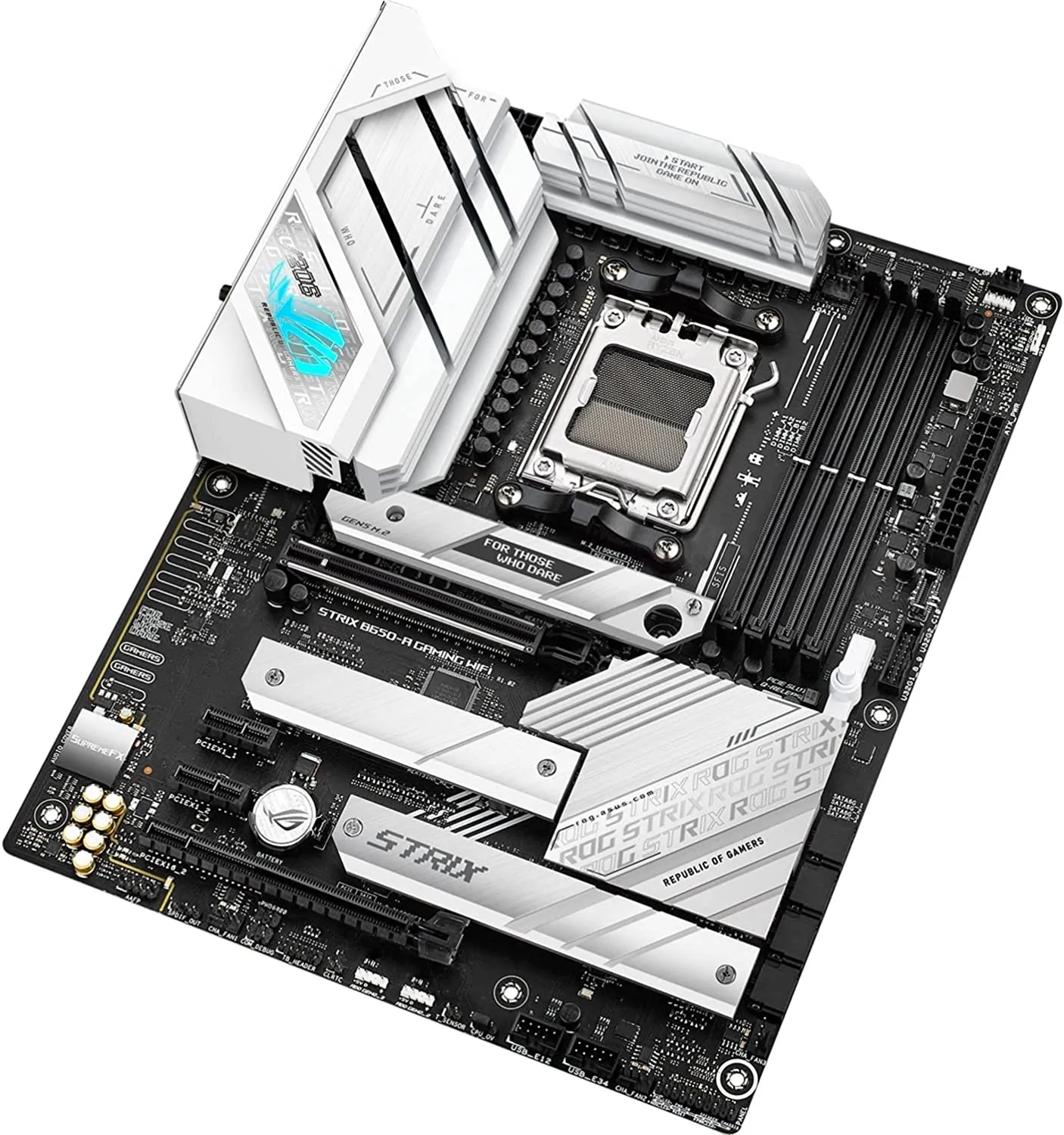 Материнская плата ASUS ROG STRIX B650-A GAMING WIFI AM5 4xDDR5 4xSATA3 Raid 3xM.2 HDMI DP ATX — фото 5