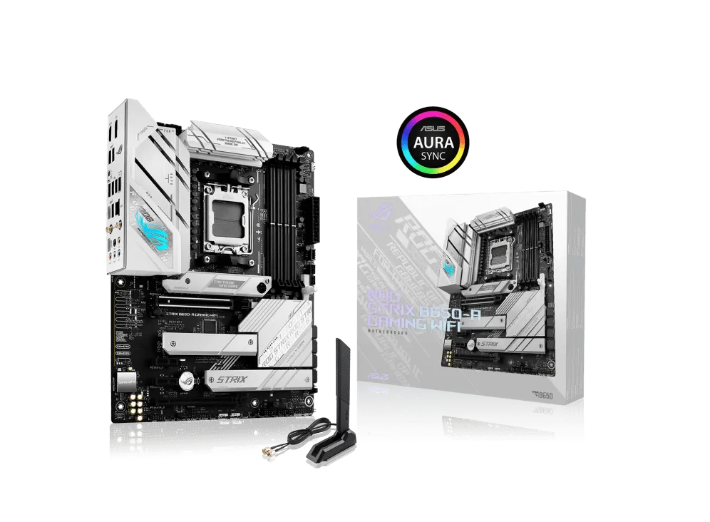 Материнская плата ASUS ROG STRIX B650-A GAMING WIFI AM5 4xDDR5 4xSATA3 Raid 3xM.2 HDMI DP ATX — фото 8