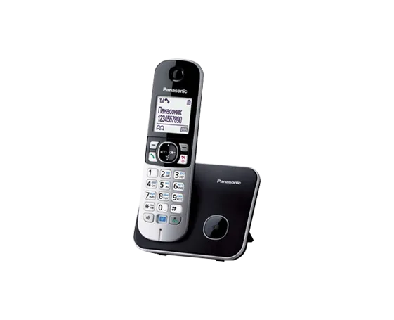 Радиотелефон PANASONIC KX-TG6811 (RUB) Черный