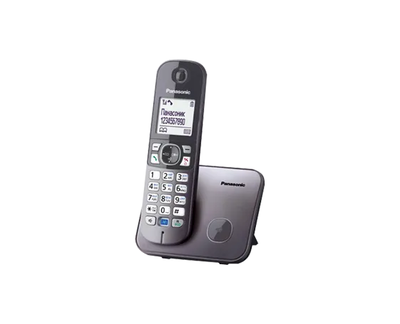 Радиотелефон PANASONIC KX-TG6811 (RUM) Серый металлик