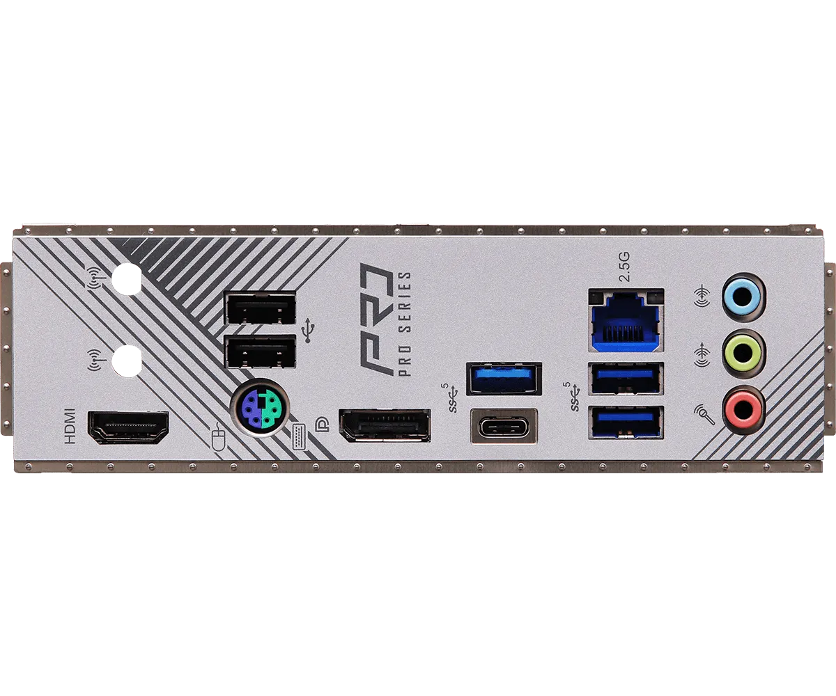 Материнская плата ASRock B760M PRO RS/D4 LGA1700 4xDDR4 4xSATA RAID 2xM.2 HDMI DP mATX — фото 6