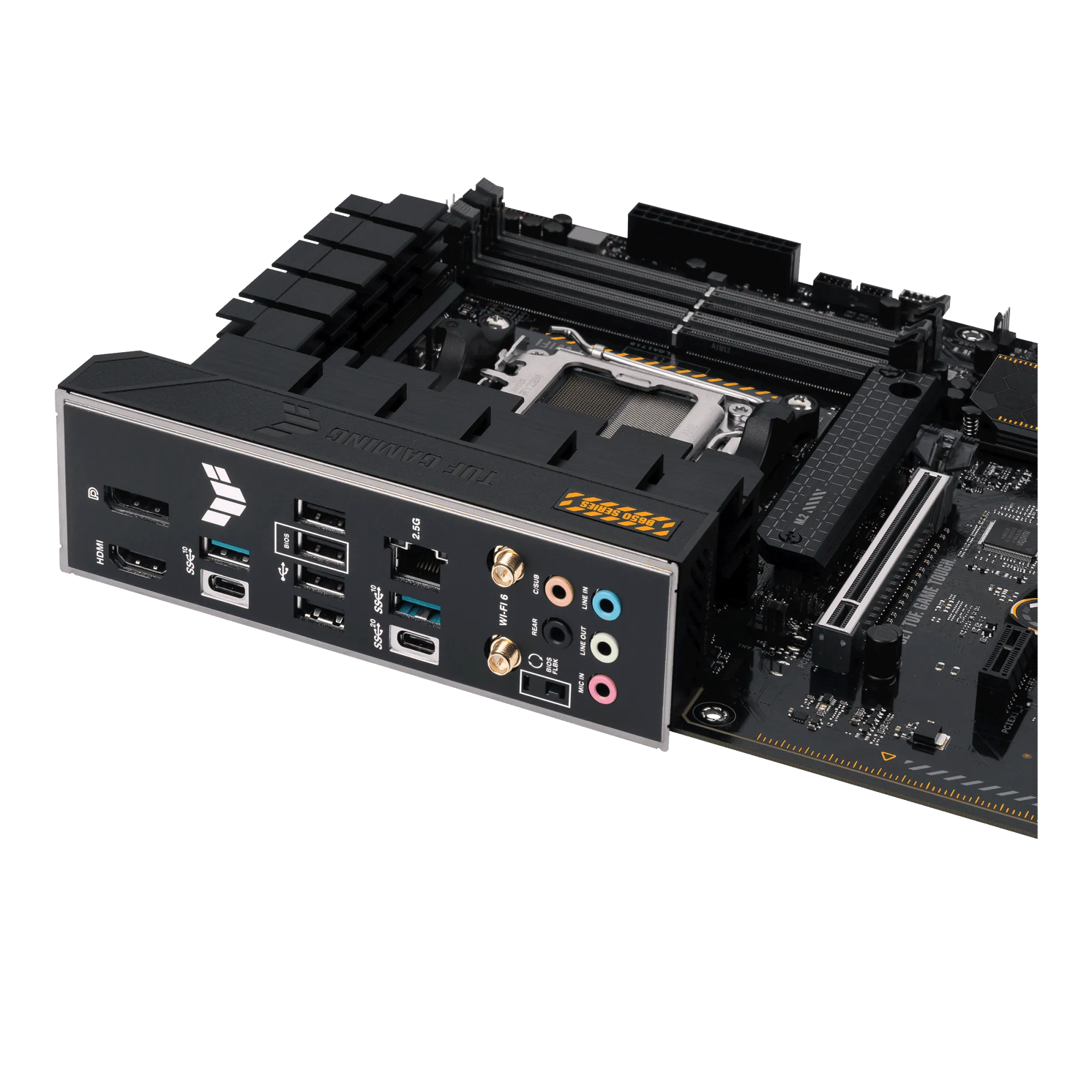 Материнская плата ASUS TUF GAMING B650-PLUS WIFI AM5 4xDDR5 4xSATA3 RAID 3xM.2 DP HDMI ATX — фото 6