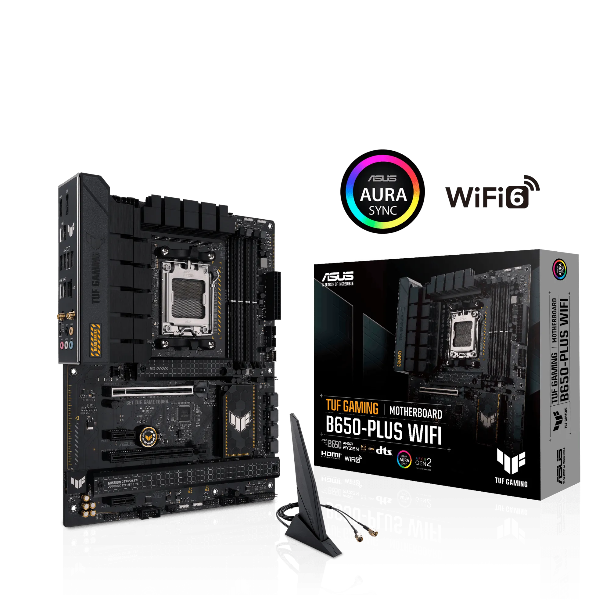 Материнская плата ASUS TUF GAMING B650-PLUS WIFI AM5 4xDDR5 4xSATA3 RAID 3xM.2 DP HDMI ATX — фото 10