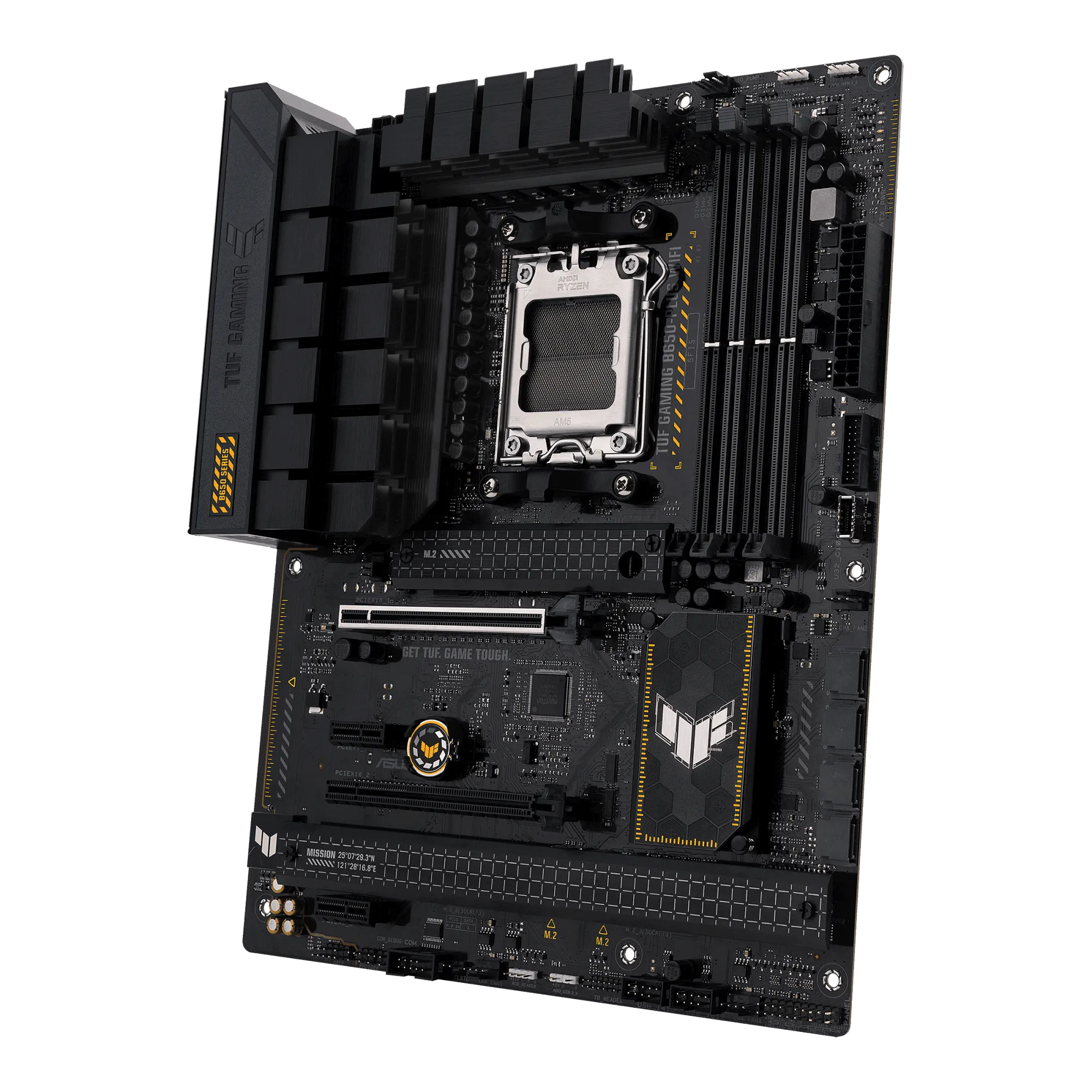 Материнская плата ASUS TUF GAMING B650-PLUS WIFI AM5 4xDDR5 4xSATA3 RAID 3xM.2 DP HDMI ATX — фото 3