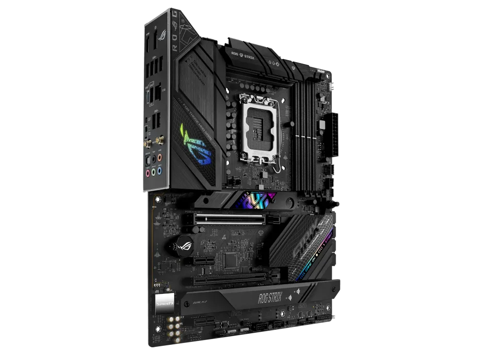 Материнская плата ASUS ROG STRIX B760-F GAMING WIFI LGA1700 4xDDR5 4xSATA3 3xM.2 RAID HDMI DP ATX — фото 2