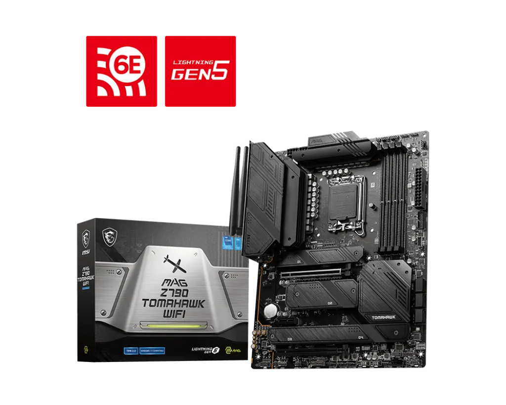 Материнская плата MSI MAG Z790 TOMAHAWK WIFI LGA1700 4xDDR5 7xSATA3 RAID 4M.2 HDMI DP ATX — фото 5