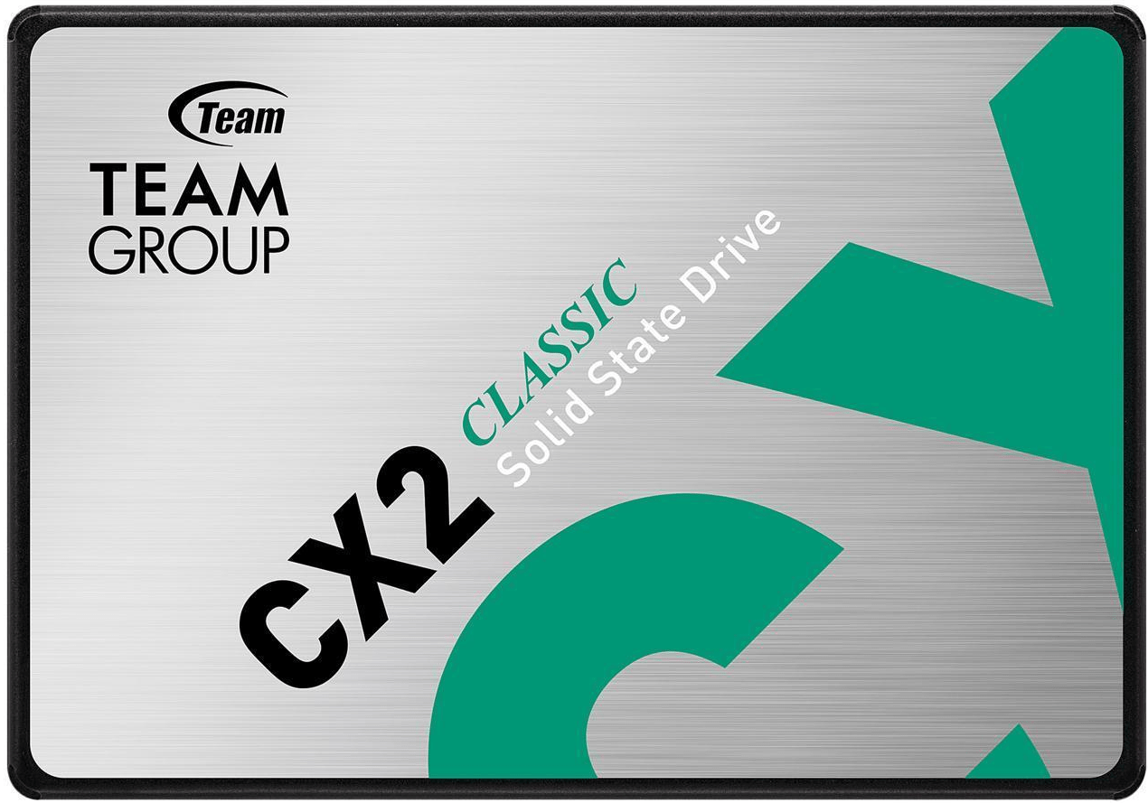 Твердотельный накопитель  512GB SSD TeamGroup CX2  2.5” SATA3 R530Mb/s, W470MB/s T253X6512G0C101