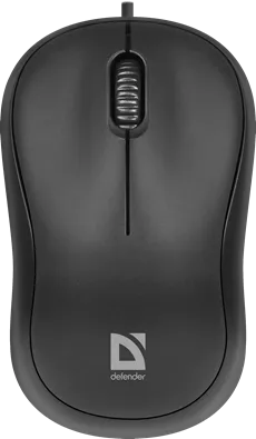 Мышь проводная Defender Patch MS-759 (Черный), USB 2кн, 1кл-кн, коробочка, НОВИНКА!