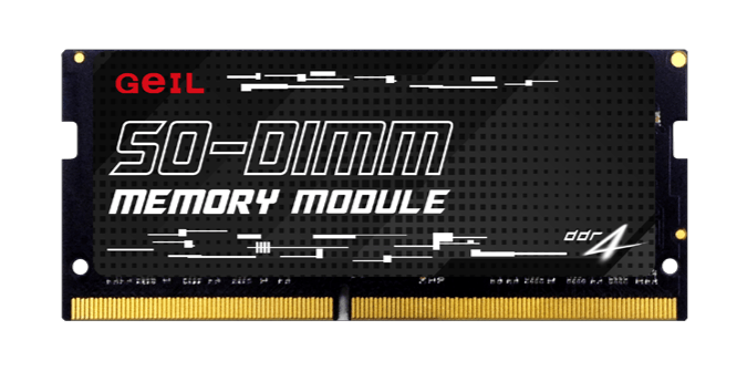 Оперативная память для ноутбука  8Gb DDR4 2666MHz GEIL PC4-21330 SO-DIMM 19-19-19-43 GS48GB2666C19SC