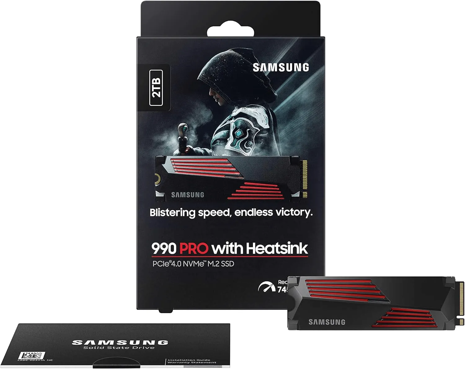 Твердотельный накопитель 2000Gb SSD Samsung 990 PRO M.2 PCIe 4.0HS R7450Mb/s W6900MB/s MZ-V9P2T0GW — фото 3