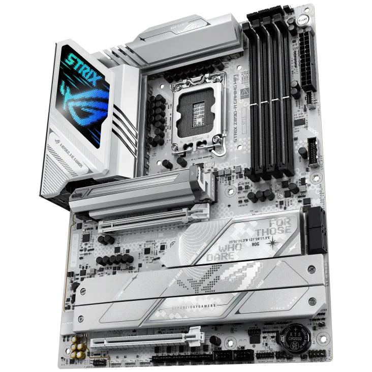 Материнская плата ASUS ROG STRIX Z890-A GAMING WIFI, LGA1851 Z890 4xDDR5 4xSATA3 5xM.2 HDMI DP ATX — фото 3