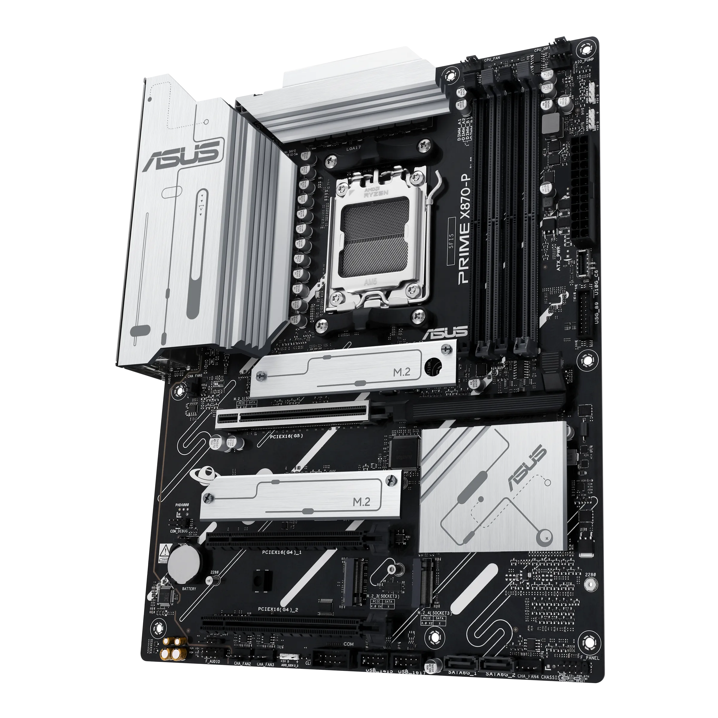 Материнская плата ASUS PRIME X870-P AM5 4xDDR5 2xSATA3 4xM.2 HDMI USB-C ATX — фото 7