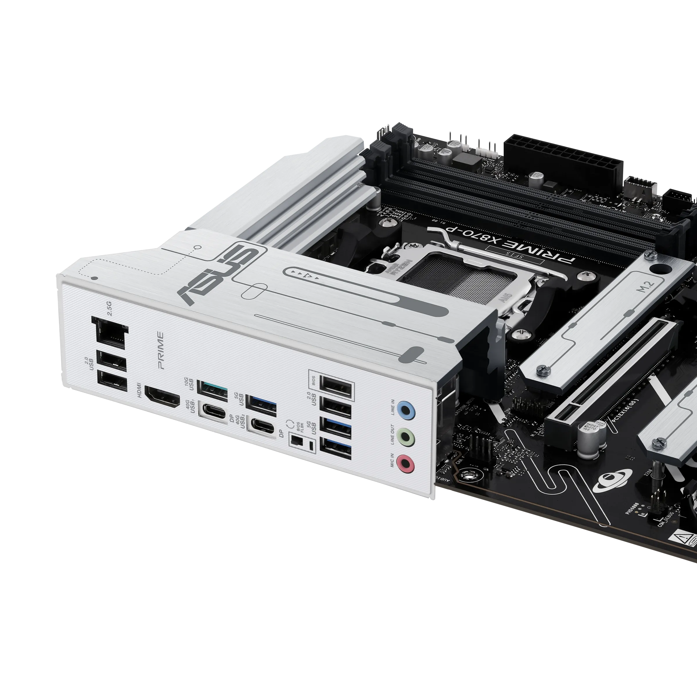 Материнская плата ASUS PRIME X870-P AM5 4xDDR5 2xSATA3 4xM.2 HDMI USB-C ATX — фото 5