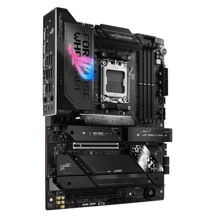 Материнская плата ASUS ROG STRIX X870E-E GAMING WIFI AM5 4xDDR5 4xSATA 5xM.2 HDMI HDMI USB-C ATX — фото 2