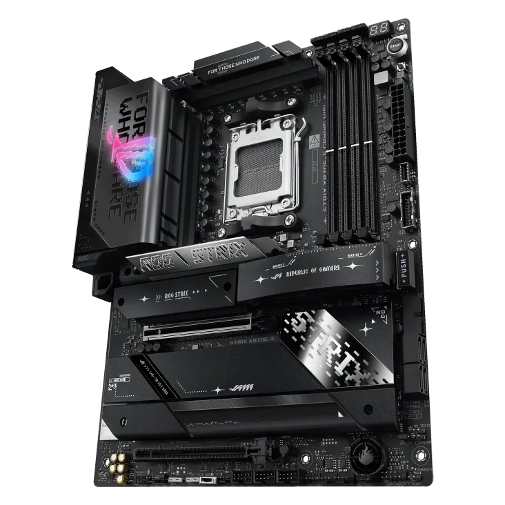 Материнская плата ASUS ROG STRIX X870E-E GAMING WIFI AM5 4xDDR5 4xSATA 5xM.2 HDMI HDMI USB-C ATX — фото 12