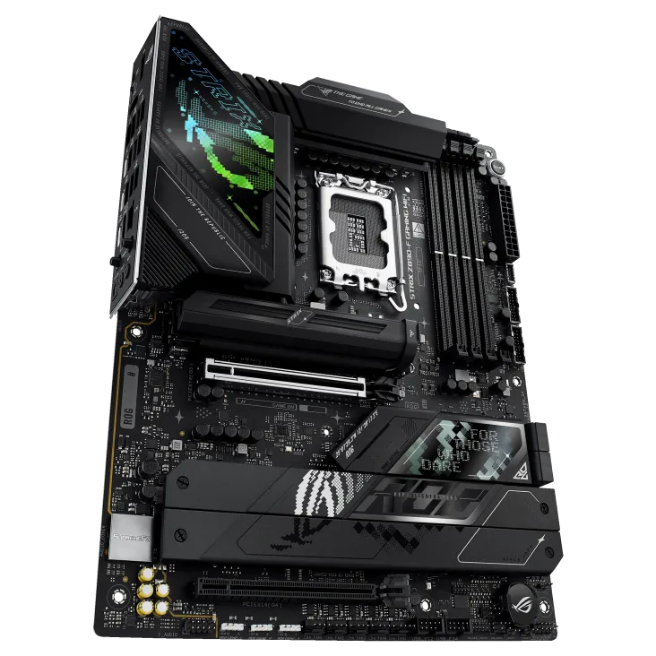 Материнская плата ASUS ROG STRIX Z890-F GAMING WIFI, LGA1851 Z890 4xDDR5 4xSATA3 5xM.2 HDMI DP ATX — фото 4