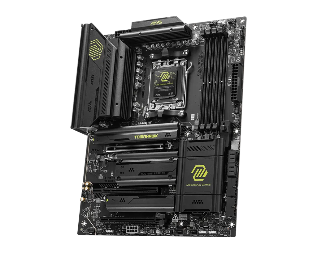 Материнская плата MSI MAG X870 TOMAHAWK WIFI AM5 X870 4xDDR5 4xSATA3 RAID 4xM.2 HDMI DP ATX — фото 4