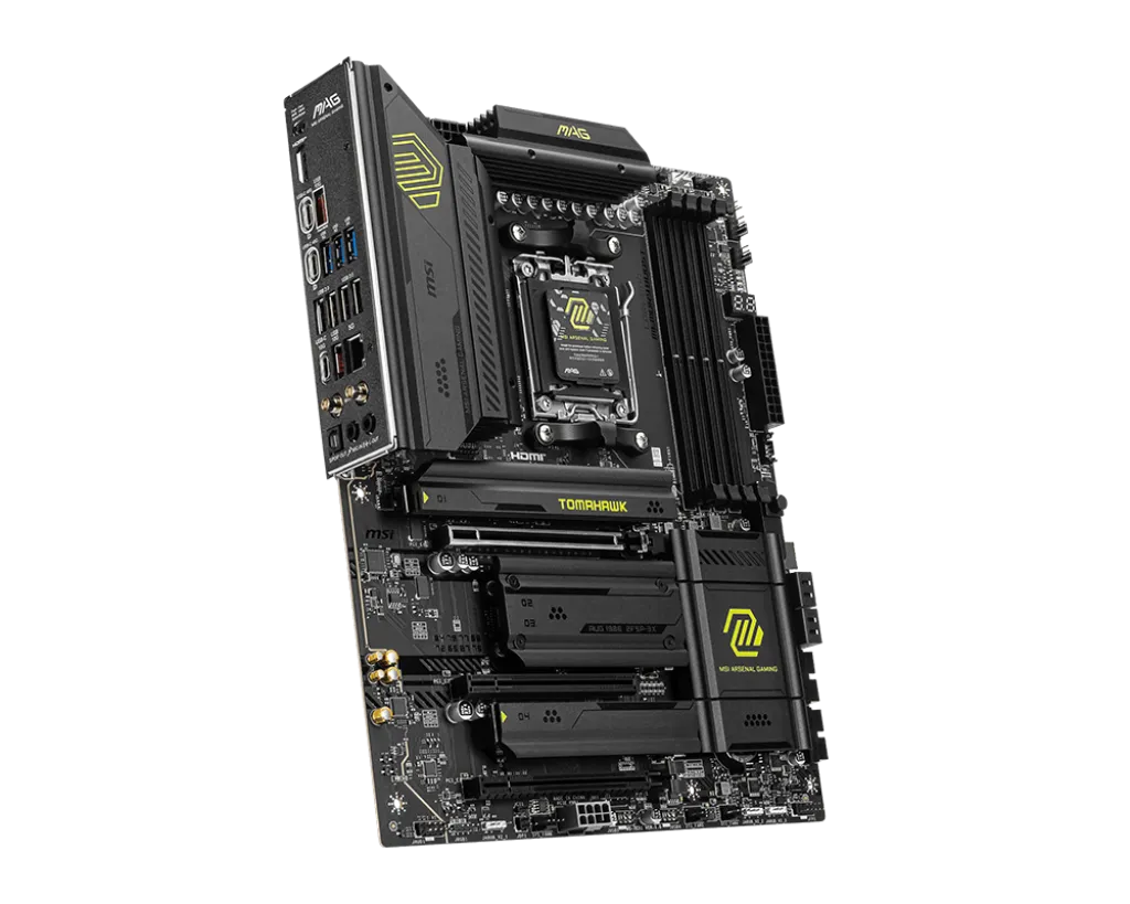 Материнская плата MSI MAG X870 TOMAHAWK WIFI AM5 X870 4xDDR5 4xSATA3 RAID 4xM.2 HDMI DP ATX — фото 3