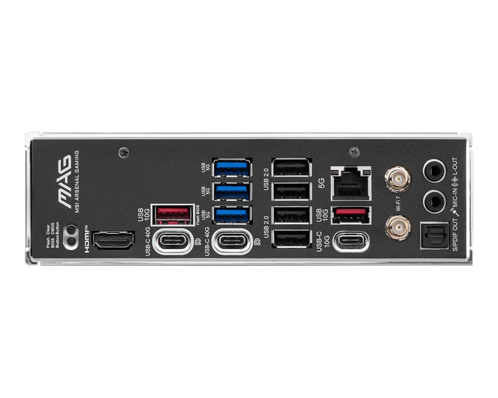Материнская плата MSI MAG X870 TOMAHAWK WIFI AM5 X870 4xDDR5 4xSATA3 RAID 4xM.2 HDMI DP ATX — фото 2