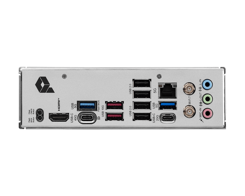 Материнская плата MSI PRO X870-P WIFI AM5 X870 4xDDR5 4xSATA3 RAID 4xM.2 HDMI DP ATX