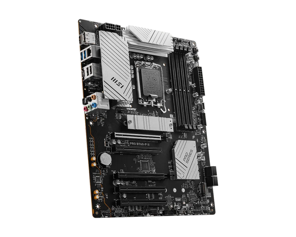 Материнская плата MSI PRO B760-P II LGA1700 4xDDR5 4xSATA3 RAID 2xM.2 HDMI DP ATX — фото 4