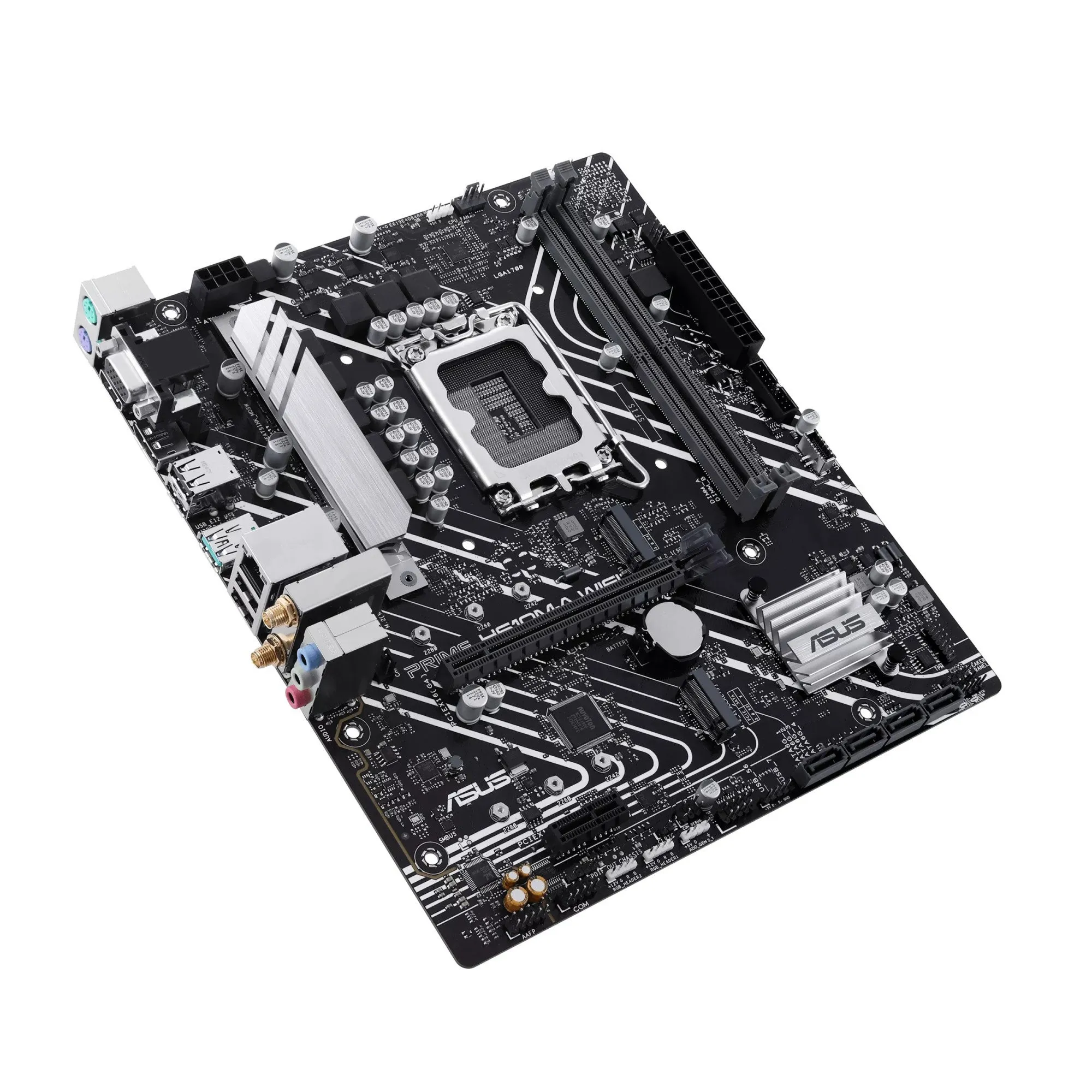 Материнская плата ASUS PRIME H610M-A WIFI, LGA1700 2xDDR5 4xSATA3 2xM.2 D-Sub HDMI DP mATX — фото 3