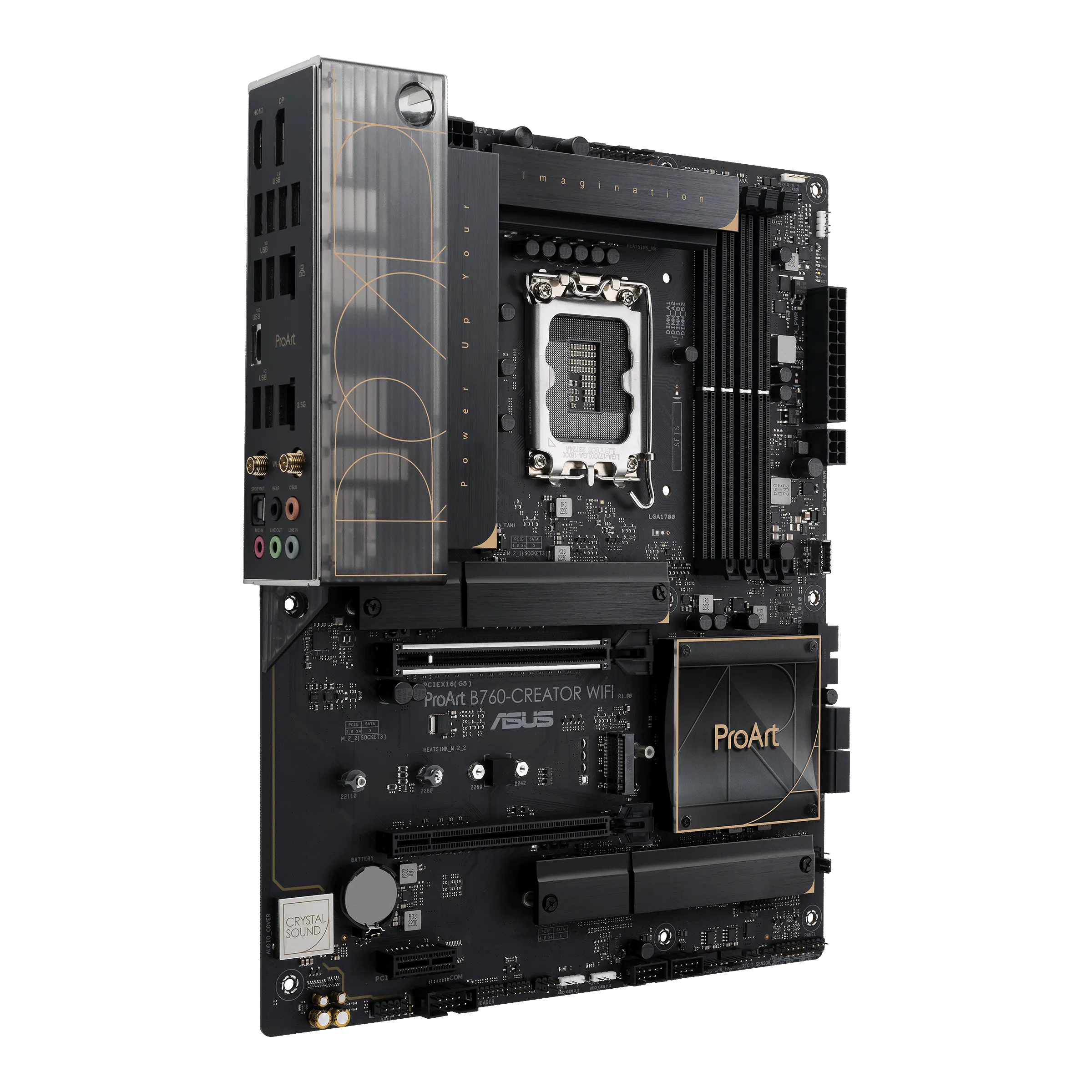 Материнская плата ASUS PROART B760-CREATOR WIFI LGA1700 4xDDR5 4xSATA3 3xM.2 RAID HDMI DP ATX — фото 7