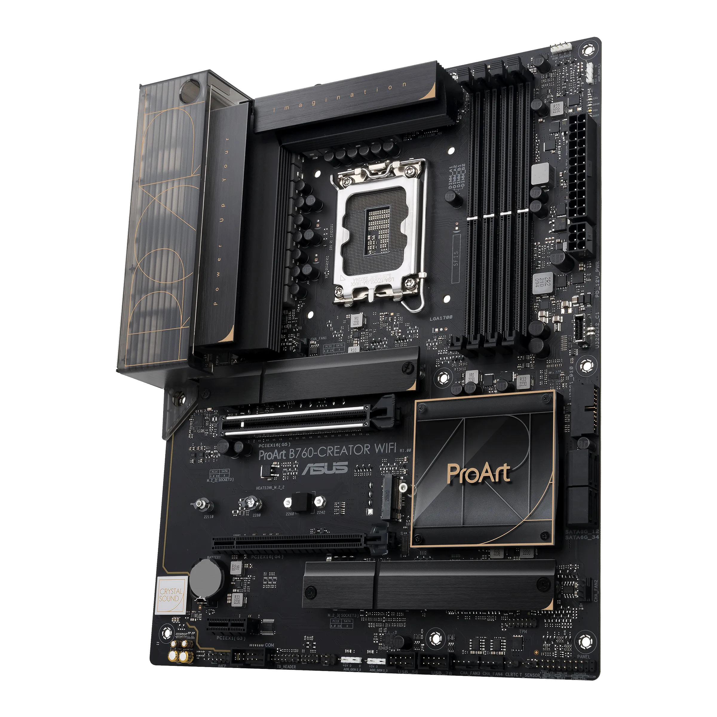 Материнская плата ASUS PROART B760-CREATOR WIFI LGA1700 4xDDR5 4xSATA3 3xM.2 RAID HDMI DP ATX — фото 6