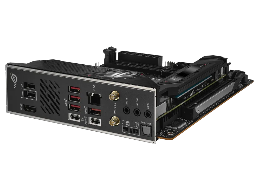 Материнская плата ASUS ROG STRIX B650E-I GAMING WIFI AM5 2xDDR5 2xSATA3 Raid 2xM.2 HDMI USB3.2 M-ITX — фото 7