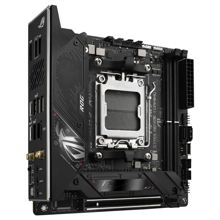 Материнская плата ASUS ROG STRIX B650E-I GAMING WIFI AM5 2xDDR5 2xSATA3 Raid 2xM.2 HDMI USB3.2 M-ITX — фото 2