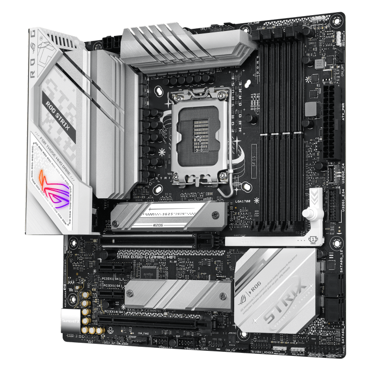 Материнская плата ASUS ROG STRIX B760-G GAMING WIFI LGA1700 4xDDR5 4xSATA3 2xM.2 RAID HDMI DP ATX