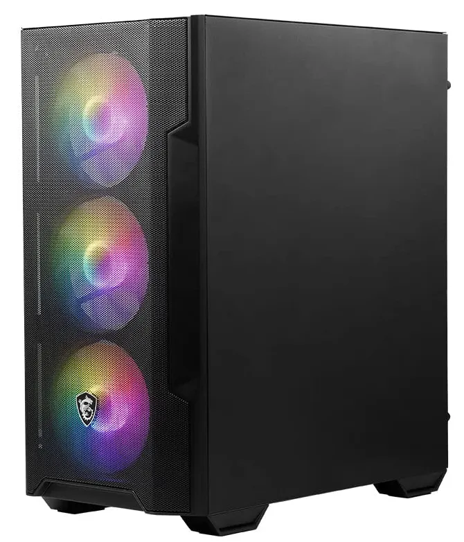 Компьютерный корпус MSI MAG FORGE M100A mATX/Mini-ITX 1x3.5" 2x2.5" 1xUSB3.2  4xRGB Fan mATX — фото 6
