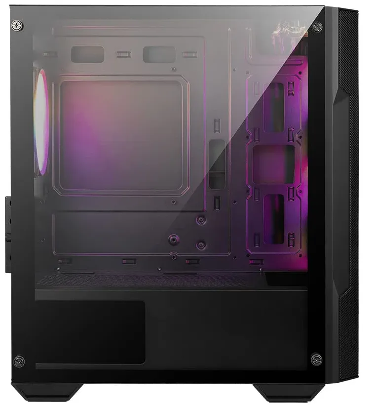 Компьютерный корпус MSI MAG FORGE M100A mATX/Mini-ITX 1x3.5" 2x2.5" 1xUSB3.2  4xRGB Fan mATX — фото 8