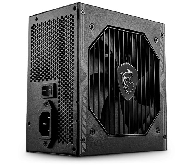 Блок питания MSI  650W, MAG A650BN, Non Modular, ATX, 80+ BRONZE, КПД >85%, Fan 120mm, Черный — фото 2