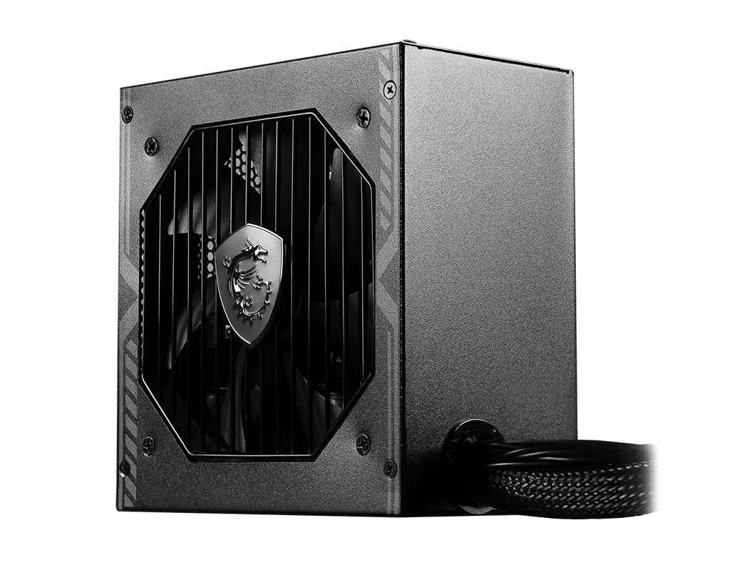 Блок питания MSI  650W, MAG A650BN, Non Modular, ATX, 80+ BRONZE, КПД >85%, Fan 120mm, Черный — фото 3