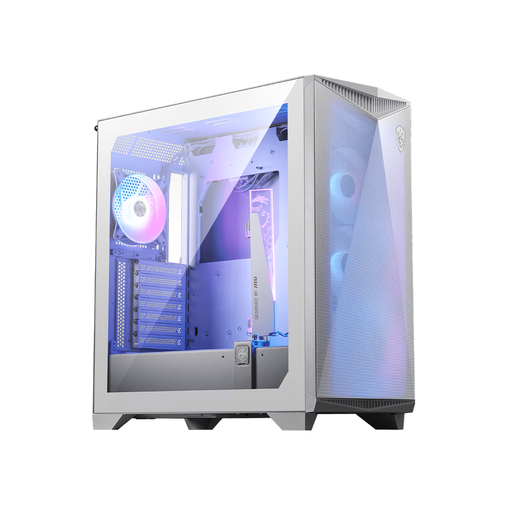 Компьютерный корпус MSI MPG GUNGNIR 300R AIRFLOW E-ATX/ATX/mATX/Mini-ITX, 3xUSB 3.2, ARGB WHITE