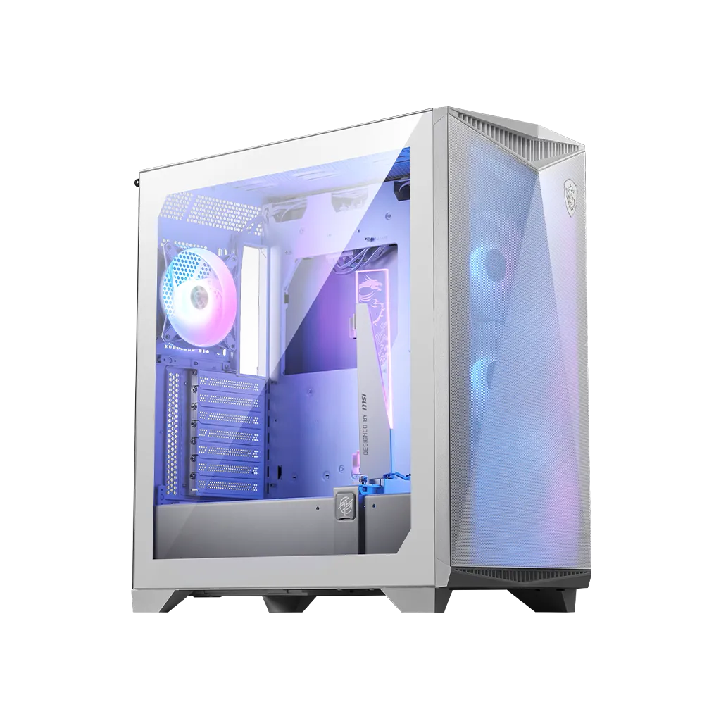 Компьютерный корпус MSI MPG GUNGNIR 300R AIRFLOW E-ATX/ATX/mATX/Mini-ITX, 3xUSB 3.2, ARGB WHITE