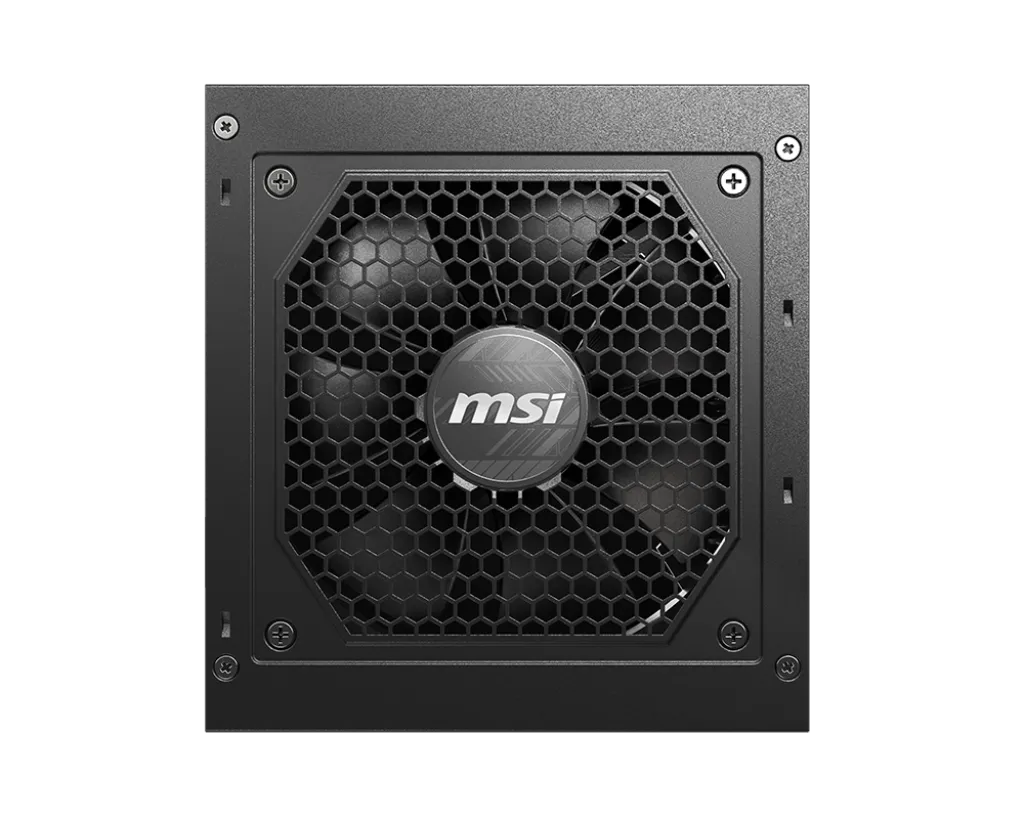 Блок питания MSI  850W, MAG A850GL PCIE5, Full Modular, ATX, 80+ GOLD, КПД >90%, Fan 120mm, Черный — фото 4